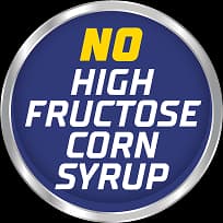 No high fructose corn syrup