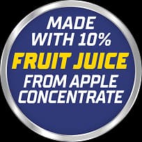 Made with 100% fruit juice from apple concentrate